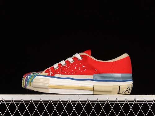 460LANVIN FASHION SNEAKERS REDREDWHITEWOMAN3539MAN4045