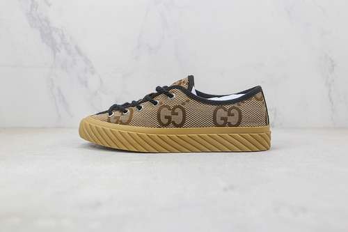 380GUCCI X DISNEY CLOTH SHOES LIGHT BROWNBLACKBROWNWOMAN3539MAN4045