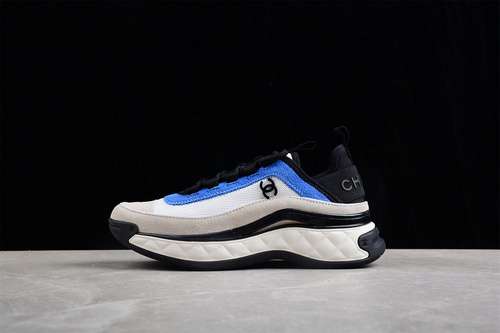 400CHANEL 2022SS CASUAL SHOES LIGHT GREYBLACKBLUEWOMAN3540
