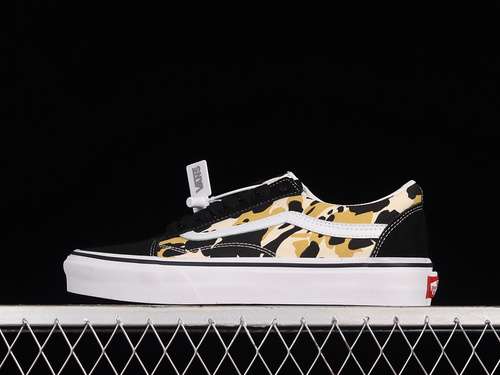 230VN0A5KRSMULOG OLD SKOOL LX BLACKWHITELEOPARD PRINTWOMAN3539MAN4044