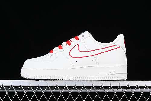 280CL6326108AIR FORCE 1 07 LOW WHITEREDWOMAN3639MAN4045