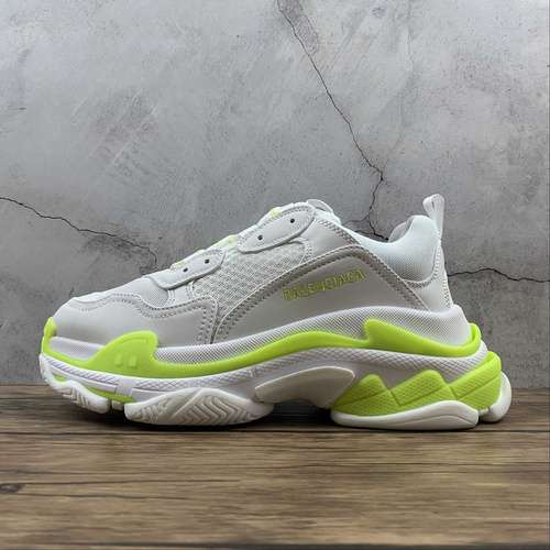 470BALENCIAGA TRIPLE S WHITEWHITEYELLOWWOMAN3539MAN4045