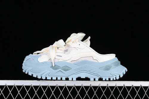 270T12W331302FGEFILA FUSION THICK SOLED HARD CANDY SLIP ON WHITEBLUEWOMAN35540