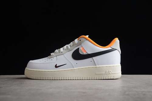 300DX3357100AIR FORCE 1 LOW HOOPS WHITEORANGEBLACKWOMAN3639MAN4045