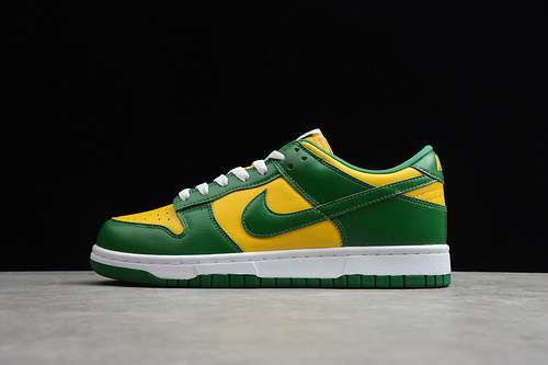 420CU1727700SB DUNK LOW SP BRAZIL VARSITY MAIZEPINE GREENWHITEUNISEX3645