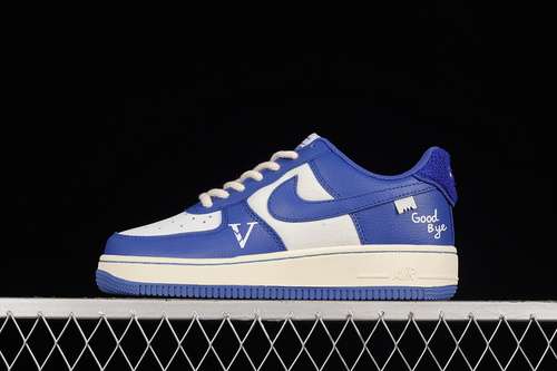 340DO5220165AIR FORCE 1 LOW 07 BLUEWHITEWHITEWOMAN3639MAN4045