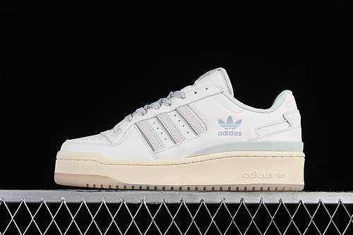 320IG3973FORUM 84 LOW BOLD STRIPES CLOUD WHITECRYSTAL JADEWONDER SILVERUNISEX3645