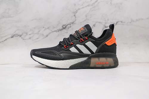 320FX0072ZX 2K BOOST SHOES CORE BLACKCLOUD WHITEORANGEMAN3945