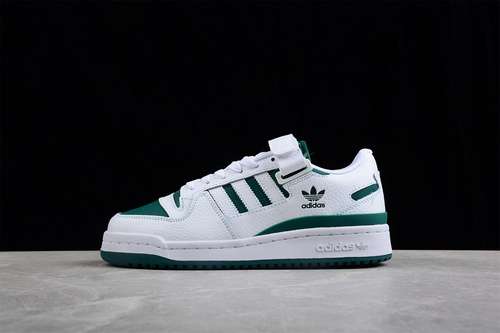 280GY8556FORUM 84 LOW SHOES CLOUD WHITECOLLEGIATE GREENCLOUD WHITEUNSIEX3645