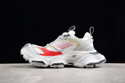 500W1MV30521BALENCIAGA CARGO WHITEGREYSILVERBLACKREDWOMAN3539MAN4046