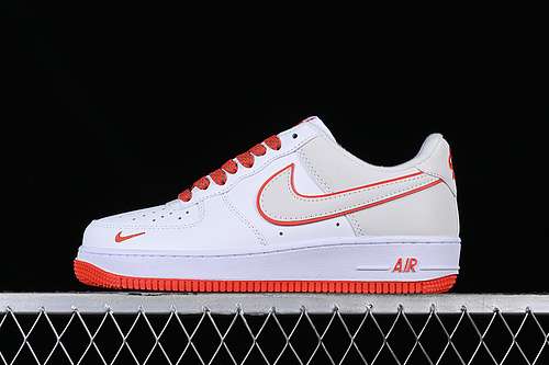 300YZ8115002AIR FORCE 1 07 LOW WHITEGREYREDWOMAN3639MAN4045