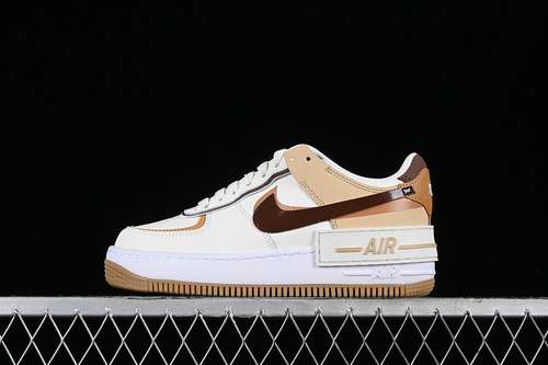 280DZ1847106AIR FORCE 1 SHADOW WHITEBROWNWOMAN35540