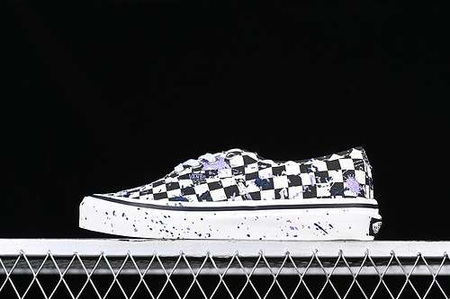 240VN0A5KX48FIAUTHENTIC 44 DX SPLATTER EMBROIDERYCHECKERBOARDWOMAN3539MAN4044