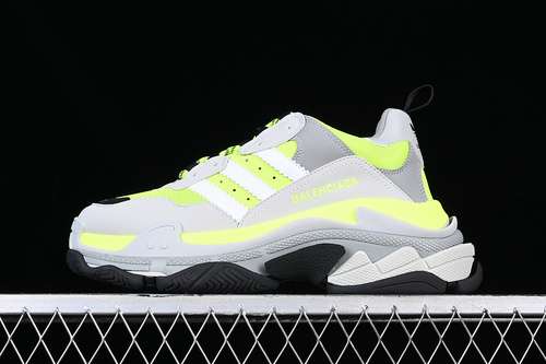 450W2ZB57512ADIDAS X BALENCIAGA TRIPLE S WHITEYLLOWGREYWOMAN3539MAN4046