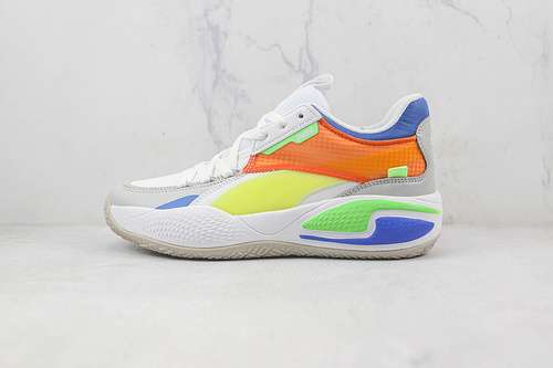 300PUMA CLYDE HARDWOOD WHITEMULTICOLORMAN4045