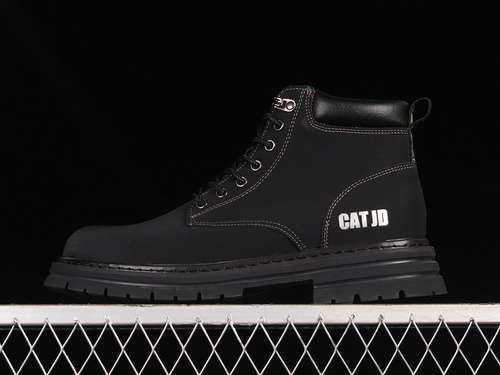 340P73536B3DCAT 22SS MID BOOTS BLACKBLACKWHITEMAN3944
