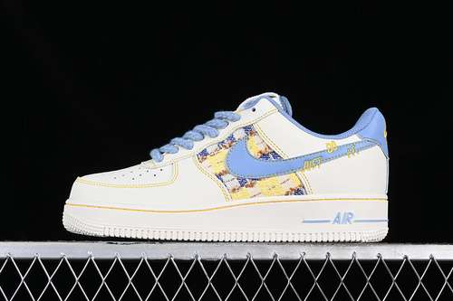320FJ7740018AIR FORCE 1 07 LOW JUST DO IT WHITEYELLOWBLUEWOMAN3639MAN4045