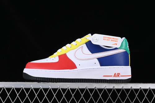 280FN6840657AIR FORCE 1 07 LOW WHITEREDBLUEGREENYELLOWWOMAN3639MAN4045