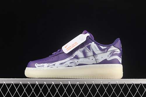 320CU8067500AIR FORCE 1 07 SKELETON QS WHITEPURPLEWOMAN3639MAN4045