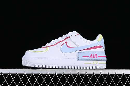 280FQ8885100AIR FORCE 1 SHADOW WHITEPINKBLUEWOMAN35540