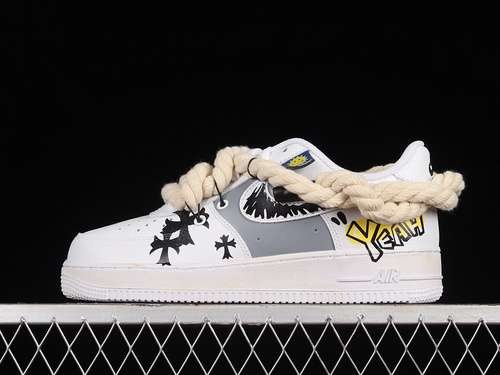 360CW2288111AIR FORCE 1 LOW 07 WHITEGREYYELLOWBLACKWOMAN3639MAN4045