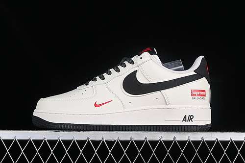 340HD9888005SUPREME AIR FORCE 1 07 LOW OFF WHITEBLACKWOMAN3639MAN4045