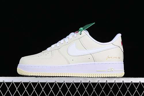 280CW2919100AIR FORCE 1 07 LOW RRM EMB WHITEGREYYELLOWWOMAN35539MAN4045