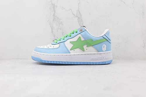 380BAPE STA LOW BLUEWHITEGREENWOMAN3639MAN4045
