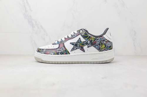 380BAPE STA LOW WHITEBLACKMULTICOLORWOMAN3639MAN4045