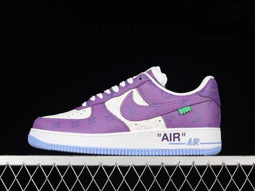 45033087LV X AIR FORCE 1 LOW 07 PURPLEWHITEBLUEWOMAN3639MAN4046