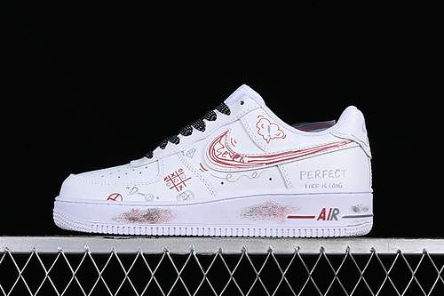 340AM0703123AIR FORCE 1 07 LOW WHITEBLACKORANGEWOMAN3639MAN4045
