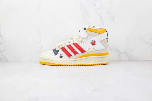 360H02575ERIC EMANUEL X FORUM 84 HIGH MCDONALD S ALLAMERICAN BOLD GOLDCREAM WHITE