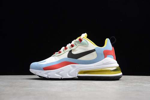 AT6174002GZ AIR MAX 270 REACT BAUHAUS WHITEBLACKLIGHT BLUEREDYELLOW