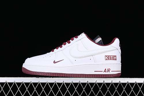 320KT1659006KITH X AIR FORCE 1 07 LOW WHITEREDWOMAN3639MAN4045
