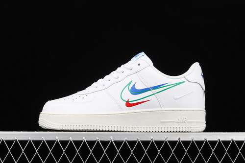300DM9096101AIR FORCE 1 LOW MULTI SWOOSH WHITEWHITEMULTICOLORWOMAN3639MAN4045