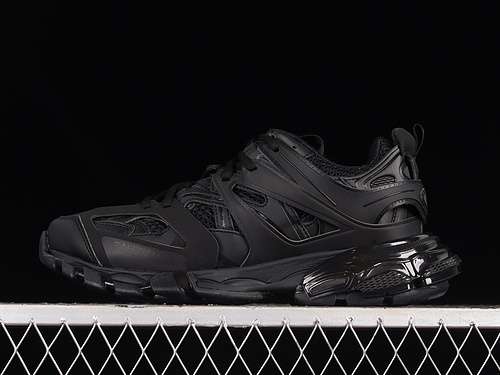 560W3BM21000BALENCIAGA TRACK SNEAKER TESS SGOMMA RES BLACKBLACKBLACKUNISEX3546