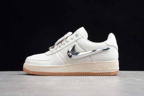 440AQ4211101CY AIR FORCE 1 LOW X TRAVI SCOTT SAILSAILGUM LIGHT BROWN