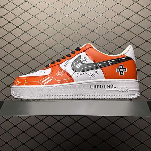 340CW2288112AIR FORCE 1 LOW 07 ORANGEWHITEBLACKWOMAN3639MAN4044