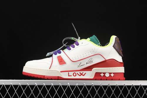 600LV 2021S TRAINER WHITEREDPURPLEGREENMAN3845