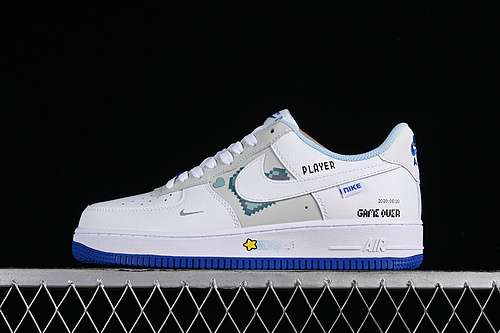 320FB1844222AIR FORCE 1 07 LOW MARIO WHITEGREYBLUEWOMAN3639MAN4045