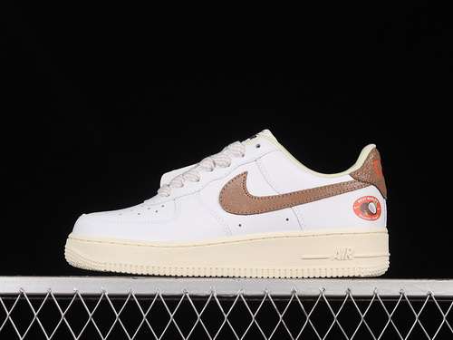 300DJ9943101AIR FORCE 1 LOW 07 LX WHITECOCONUT MILKTEAM ORANGEARCHAEO BROWN