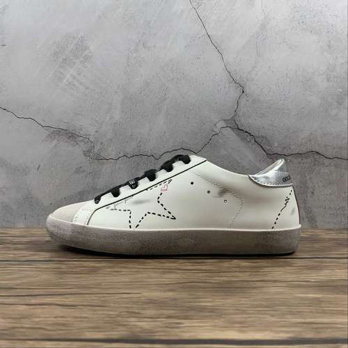 300GOLDENGOOSE UOMODONNA WHITEBLACKSILVERWOMAN3539