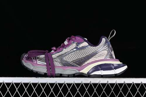 300W3XL51269BALENCIAGA PHANTOM SNEAKER WHITEGREYSILVERPURPLEWOMAN3539MAN4046