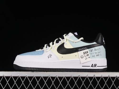 320DH7561102AIR FORCE 1 LOW 07 WHITEBLACKSKY BLUEWOMAN3639MAN4045