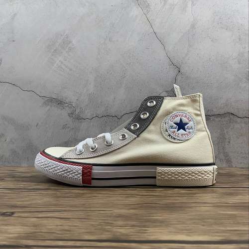 230168267CCHUCK TAYLOR 70S ALLSTAR HIGH DOUBLE LOGO BEIGEBLACKEGRETREDUNISEX3544
