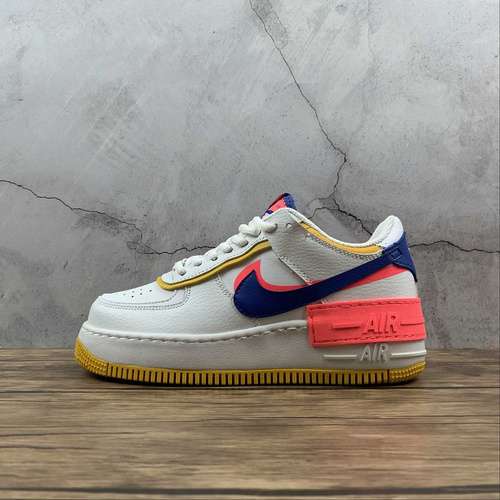 280CI0919105AIR FORCE 1 SHADOW SUMMIT WHITEFLASH CRIMSONDARK SULPHURASTRONOMY BLUE