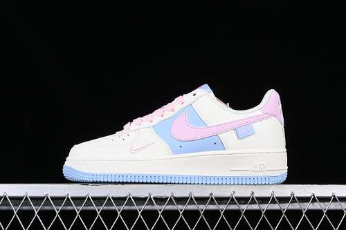320DB3301222AIR FORCE 1 07 LOW PINKBLUEWHITEWOMAN3639MAN4045