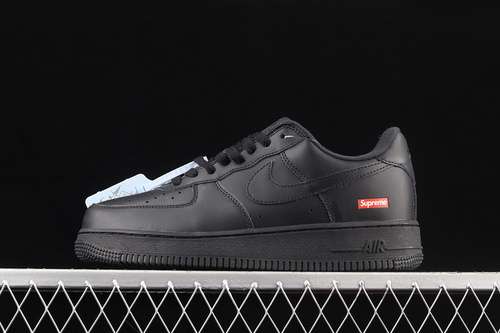 380CU9225001SUPREME X AIR FORCE 1 LOW BOX LOGO  BLACKBLACKBLACKUNSIEX36475