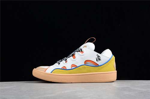 460LANVIN CURB CASUAL SNEAKERS WHITEWHITEMULTICOLORWOMAN3539MAN4045