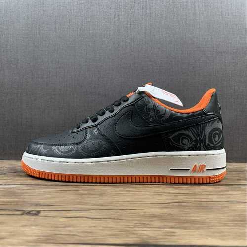 300DC8891001AIR FORCE 1 LOW 07 PREMIUM HALLOWEEN BLACKSTARFISHSAILBLACKUNISEX3645